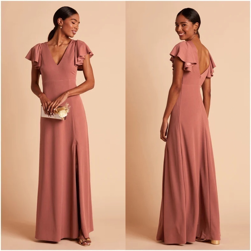 BIRDY GREY Hannah Crepe Dress In Desert Rose